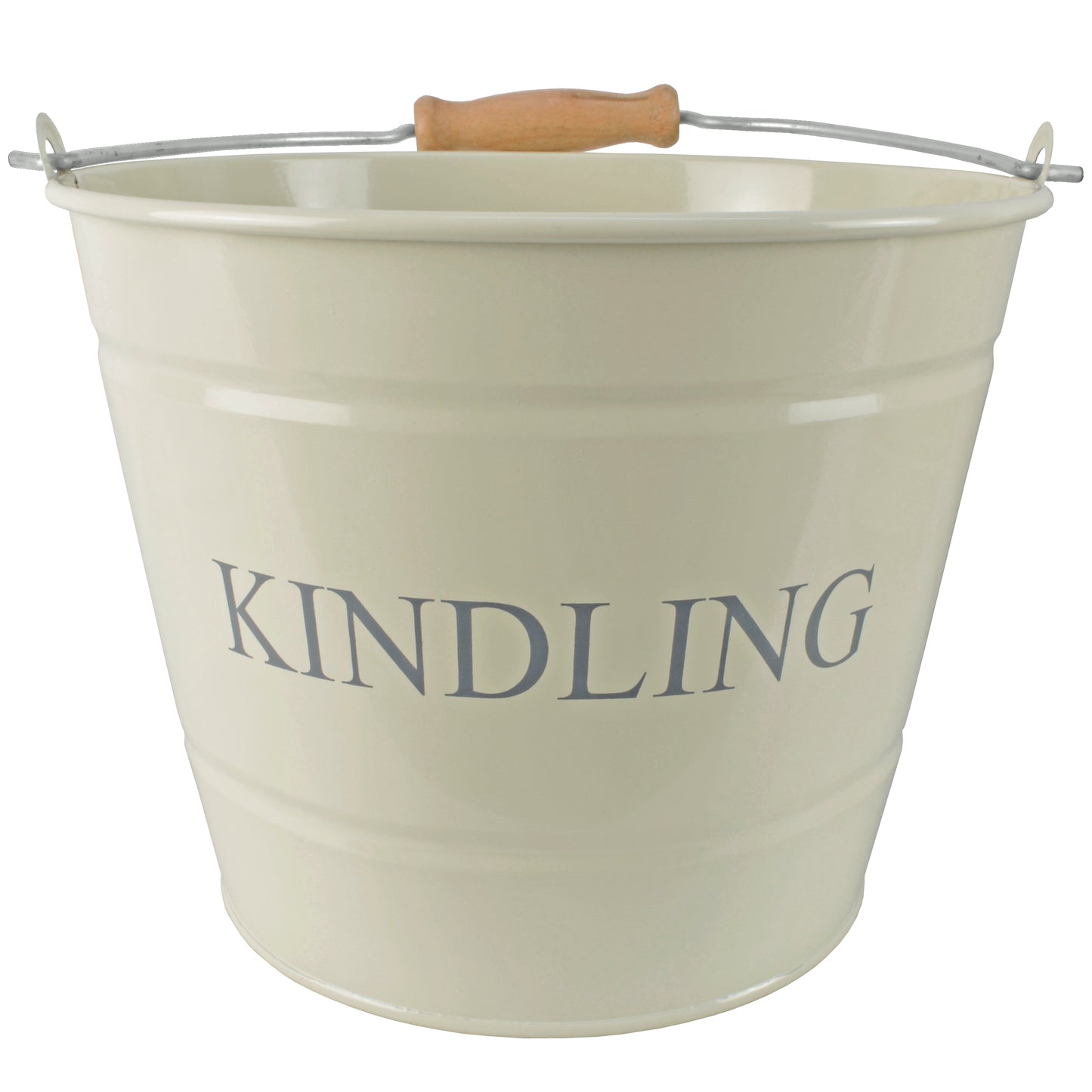 Small Kindling Bucket Cream