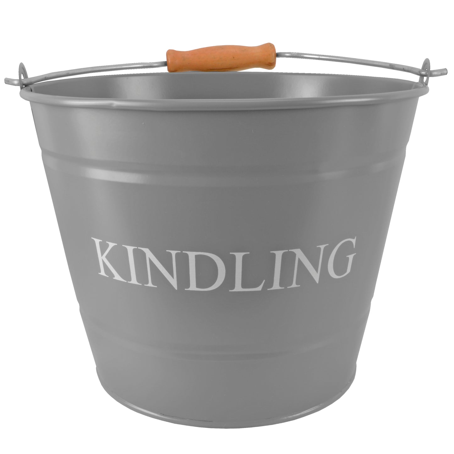 Small Kindling Bucket Grey