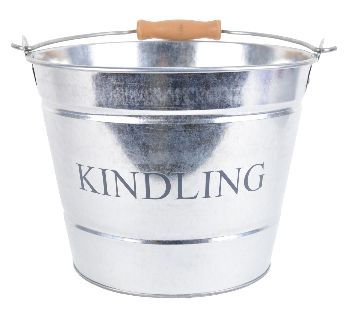 Small Kindling Bucket - Galvanised 23