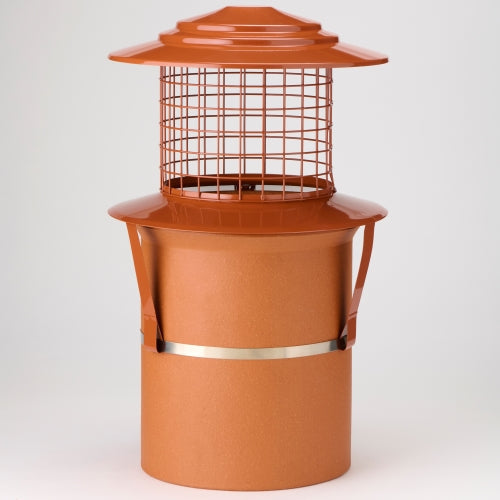 MI-Cowl Bird Guard with Collar (Terracotta)