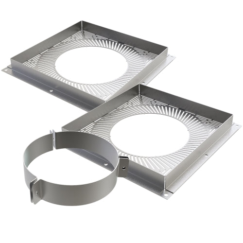 TWPro - Ventilated Firestop Support Kit (WHITE)- 125 Dia