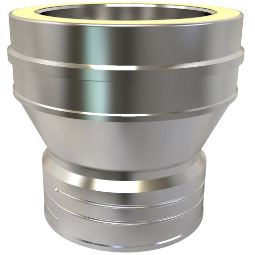TWPro - Single Adaptor (Flex) to Double - 200 Dia