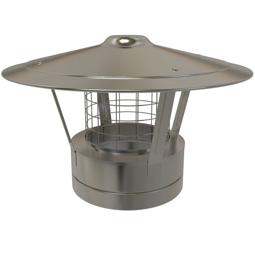 TWPro - Rain Cap with Mesh - 200 Dia
