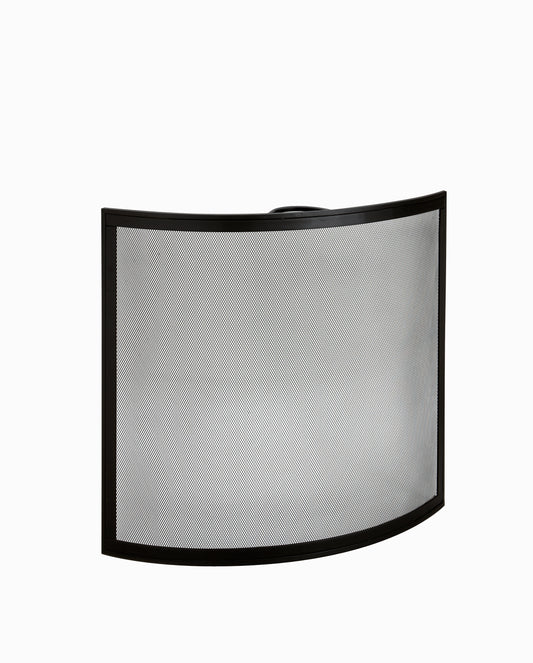 2067* Fire Screen Arc/Camber Large Black