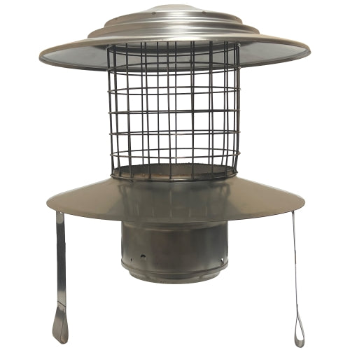 MI-FLEX FastFix-Screw Pot Hanging Cowl (Natural) - Ø125