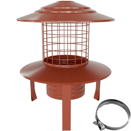 MI-FLEX Screw-FIX Pot Hanging Cowl (Terracotta) - Dia150