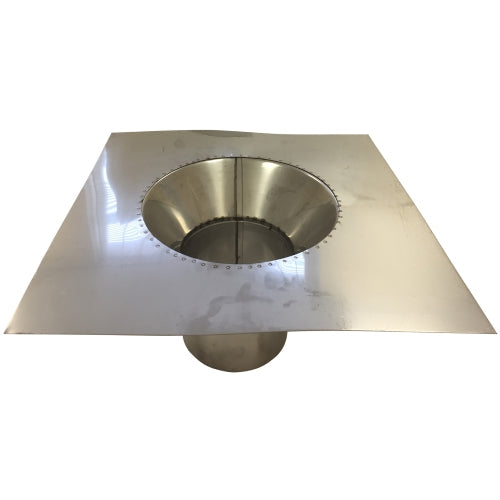 Conical Sump Adaptor (400mm sq. plate) - Dia200