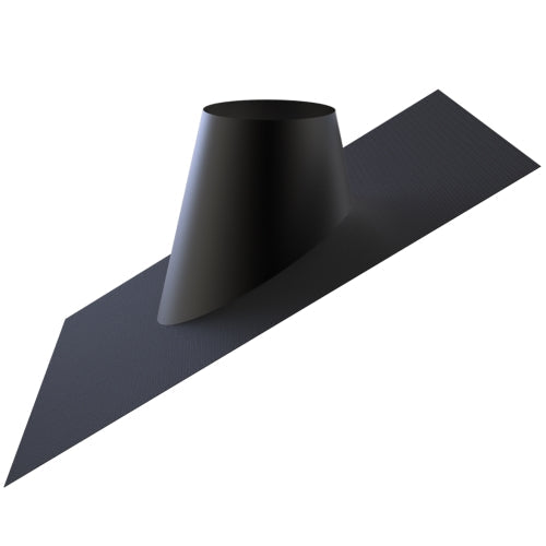 Lead Free Flashing 20 to 45, Blk Cone, Blk Base  - 175 OD