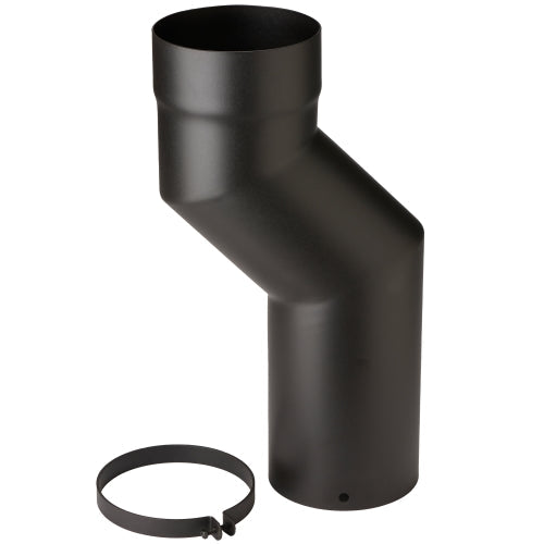 VIT-Smooth Stove Offset with Adj. Pipe 150mm