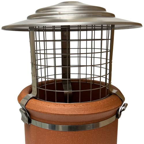 Bird Guard SF, no collar, strap fix, stainless steel