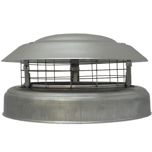 Junior Cowl, strap fix, Aluminium - Dia150-250mm