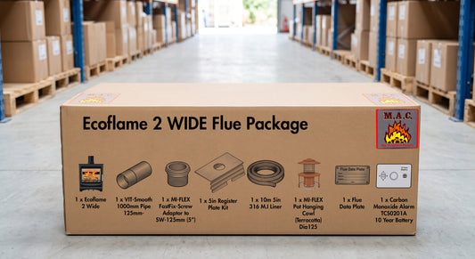 Ecoflame 2 WIDE Flue Package