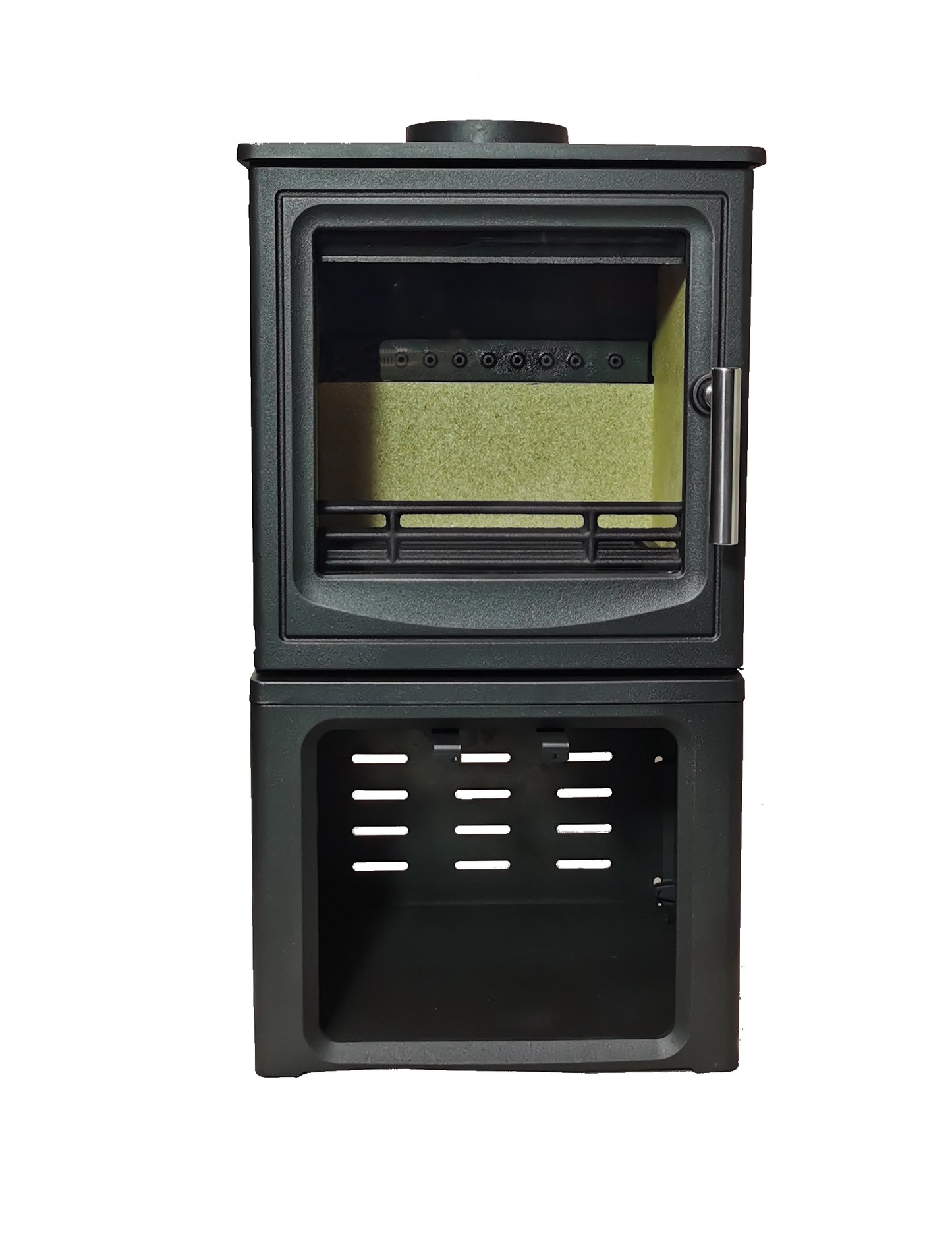 Ecoflame 3 Wood Burning Stove With Log Store (2022 Ready)