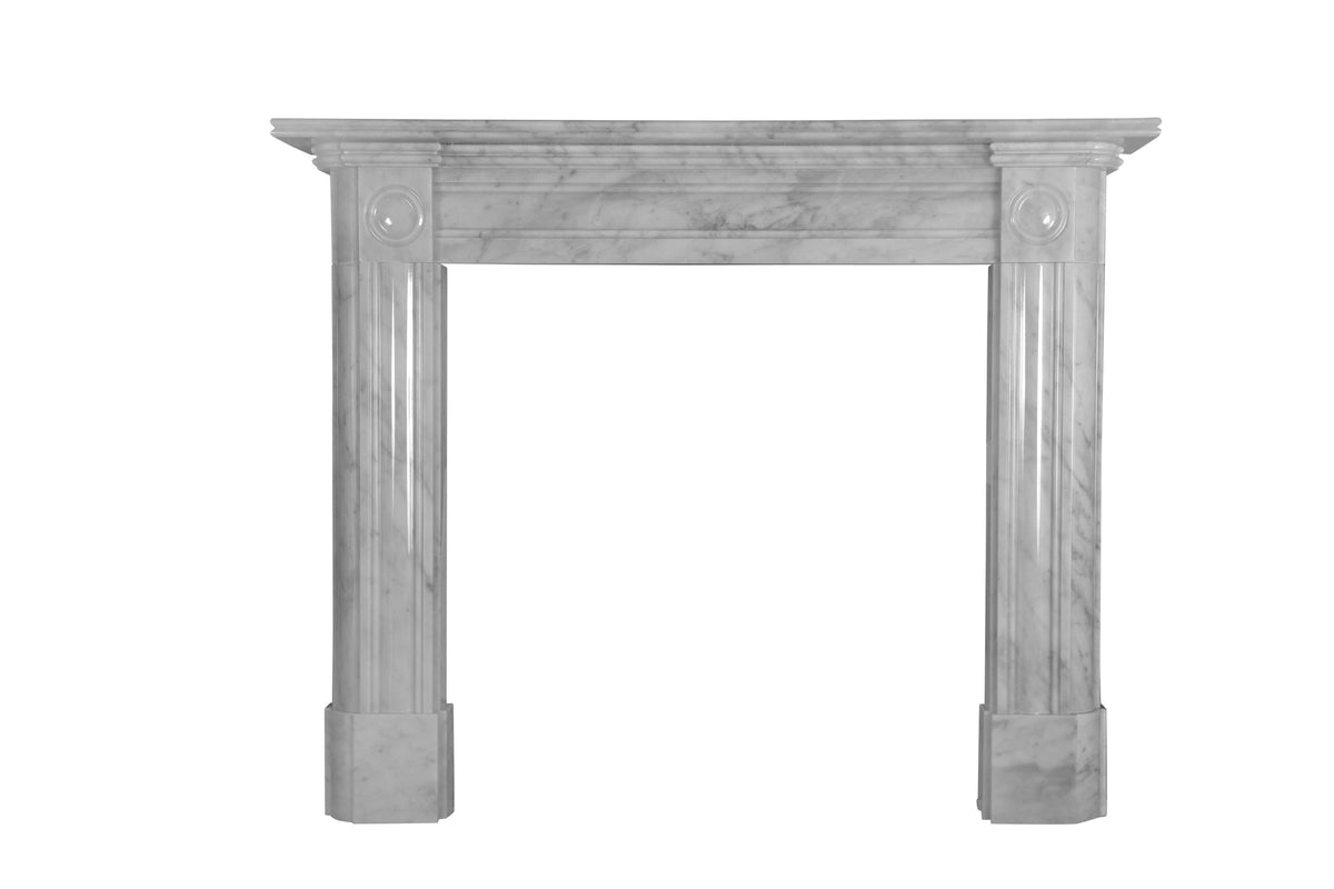 Symphony Hesley 56" Carrara Marble Surround