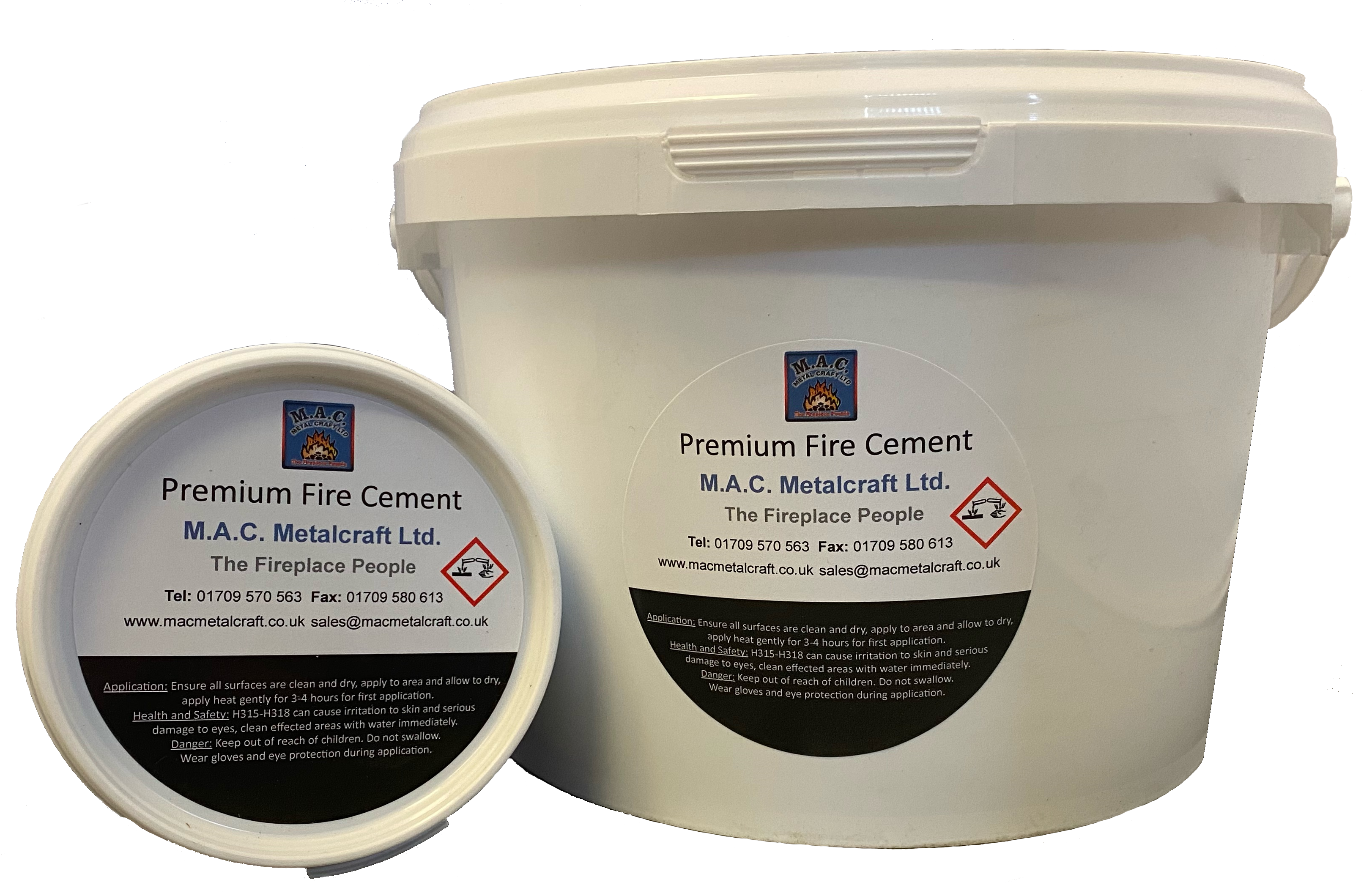 MAC Fire Cement Black 5kg – M.A.C. Metalcraft Ltd