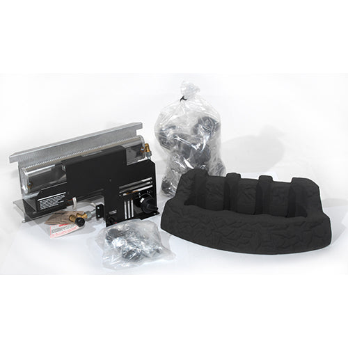 NG07 DIAMOND REMOTE Gas Fire 16" Taper MULTIFLUE