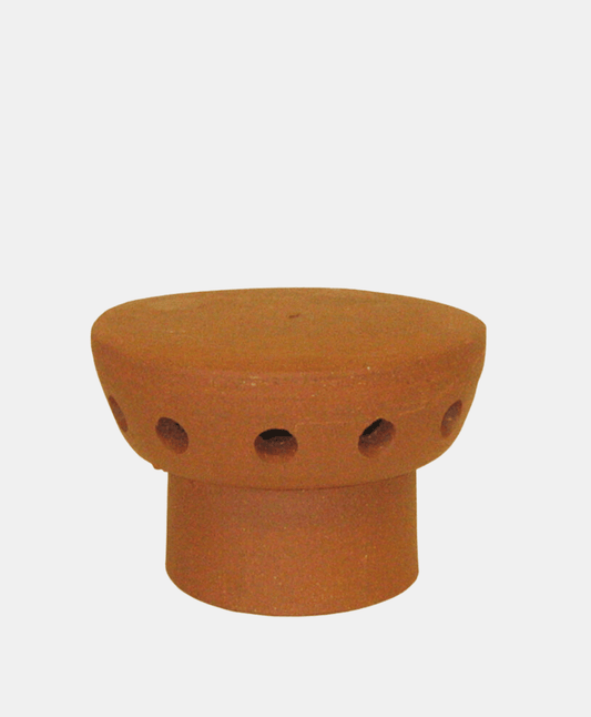 Flue Vent Clay (Pepper Pot) Red For Redundant Flue 185mm