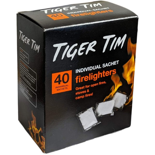 Tiger Tim Odourless Fire Lighters Tub of 40