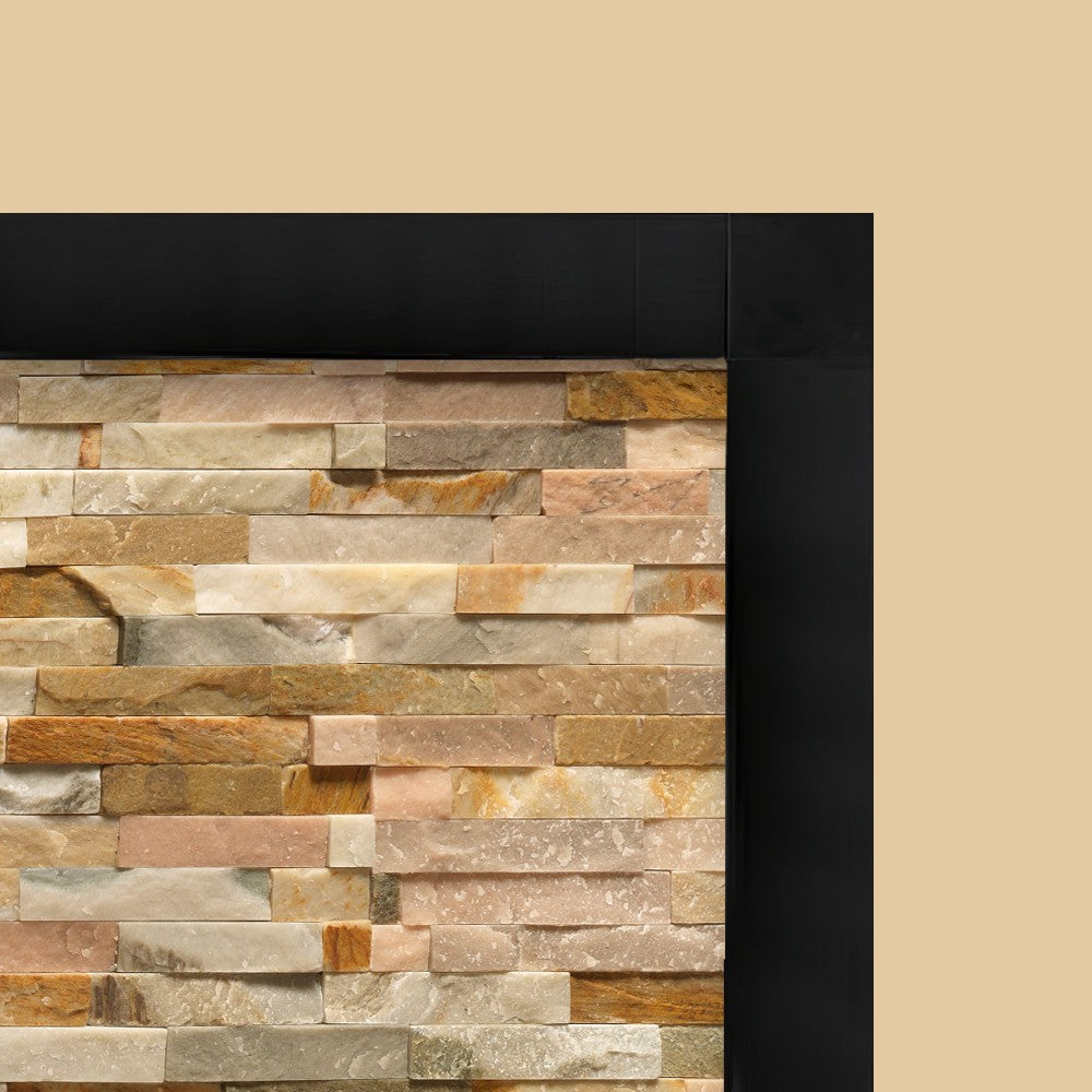 Inglenook Trim Strip BLACK (1100mm x 50mm c/w 25mm Return