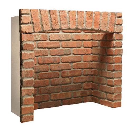 Brick Chamber COBBLED RED Set 4 Pc With Arch (SLABBED)