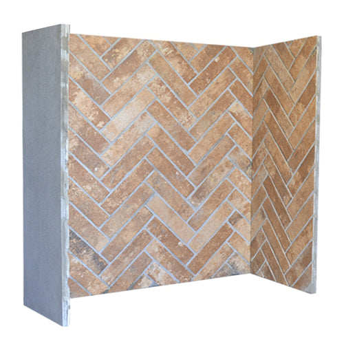 London Beige Herringbone