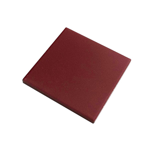 Burgundy 6x6 Round Edge