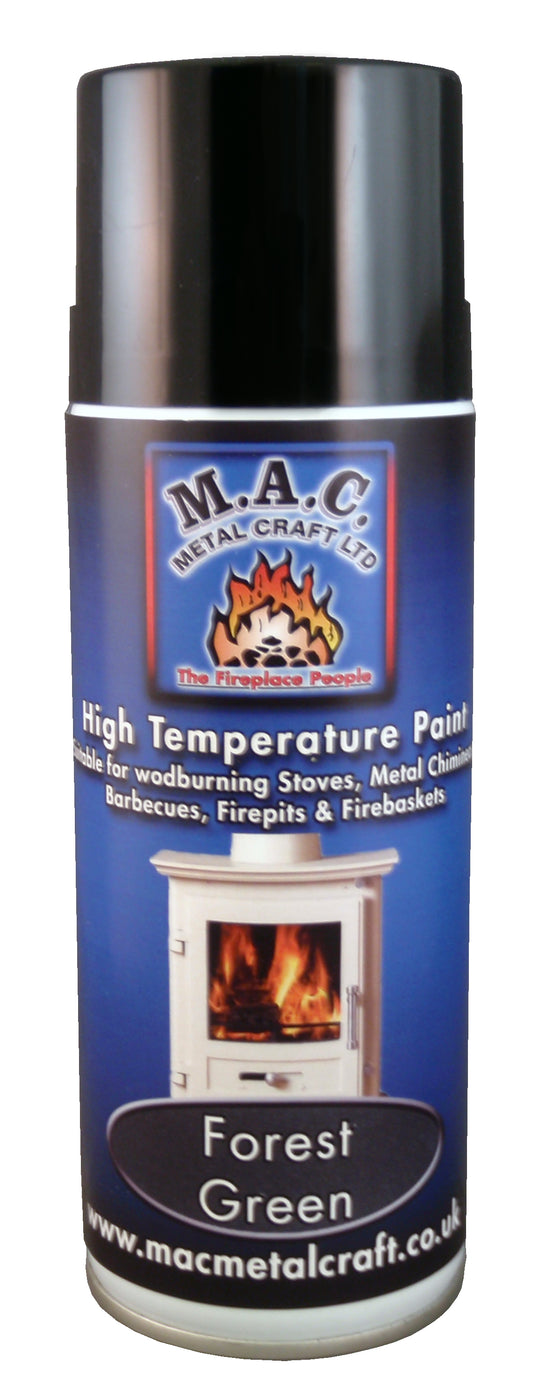 MAC Stove Paint FOREST GREEN 400ml Spray