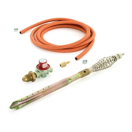 Gas Poker Kit LPG c/w Propane Clip on Regulator