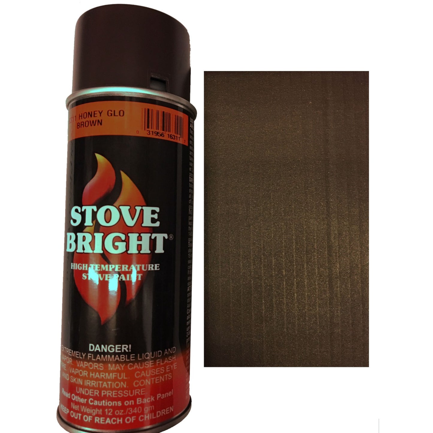 Calfire Stovebright Honeyglow Brown Paint 400ml