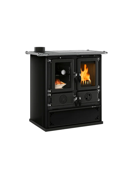 La Nordica Rosetta Sinistra 5.0 Steel Wood Cooker Anthracite Blk
