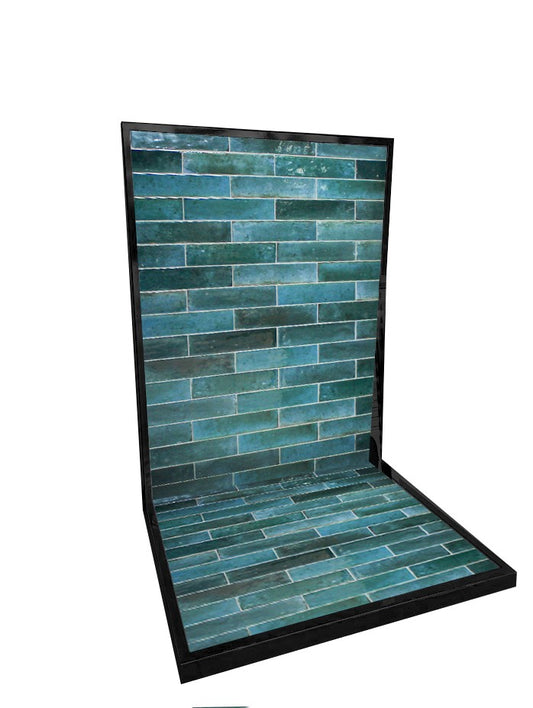 MAC Heat Shield & Hearth Set Lume Blue Brick Bond