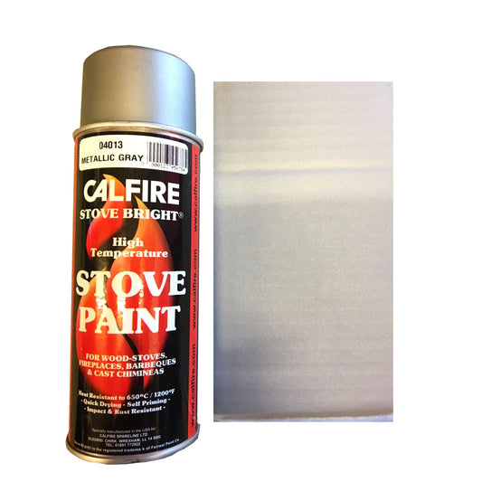 Calfire Stovebright Metallic Grey 400ml 04013