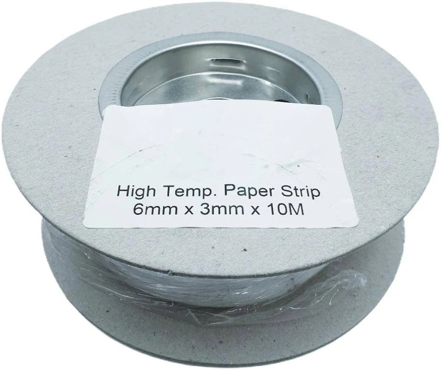 High Temperature Paper Strip 6mm x 3mm x10M Roll