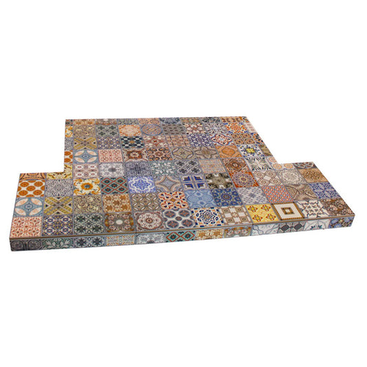 Tapestry Tiled Hearth 48x15 c/w tongue